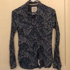 Collared paisley H&M shirt size 4